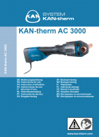 Instrukcja - Zaciskarka KAN-therm AC 3000